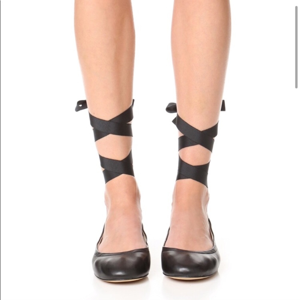 Sam Edelman Lace Up Ballet Flats